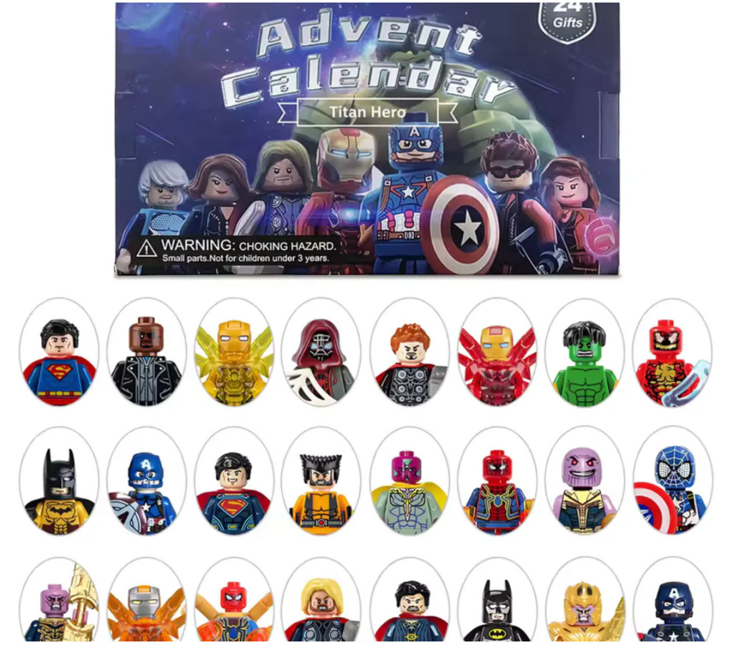 Calendario de Adviento Héroes Coleccionables